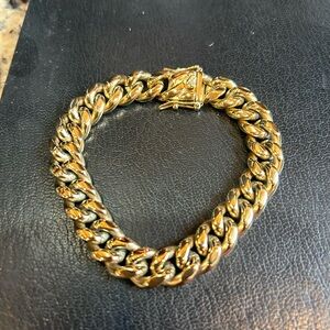 14k gold plated bracelet